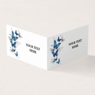 Blue Flying Butterflies Morpho