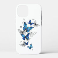 Blue Flying Butterflies Morpho