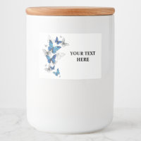 Blue Flying Butterflies Morpho