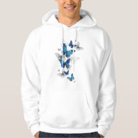 Blue Flying Butterflies Morpho
