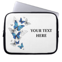 Blue Flying Butterflies Morpho