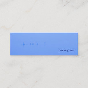 Blue fog mini business card