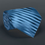 Blue Foil Stripes Tie<br><div class="desc">A tie with a design that appears to look like blue foil stripes.</div>