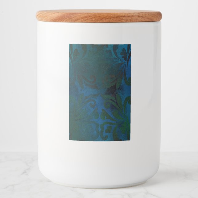 blue food label (Front)