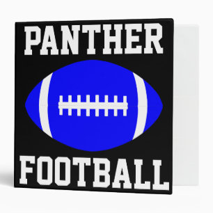 Blue Football Custom Team Name Playbook Binder