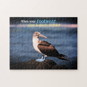 Blue footed gannet jigsaw puzzle