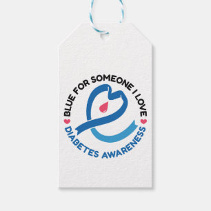 Blue for Someone I Love – Diabetes Awareness Gift Tags