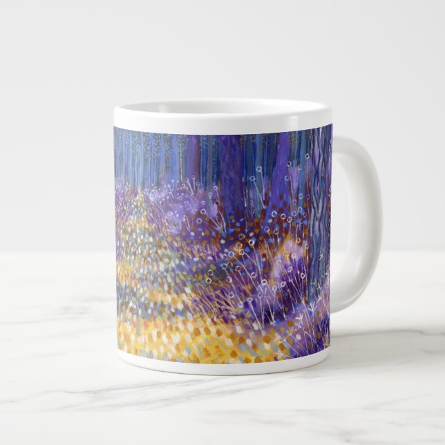 Blue Forest 2 2012 Large Coffee Mug (Front Right)