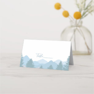 Blue Forest Mounts Tente Place Cartes