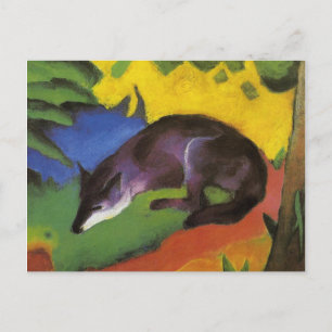 Blue Fox (by Franz Marc) Postcard