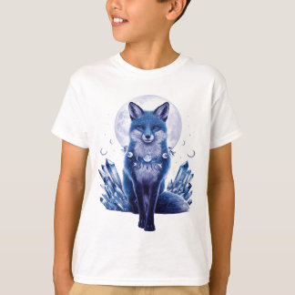 BLUE FOX IN MOON T-Shirt