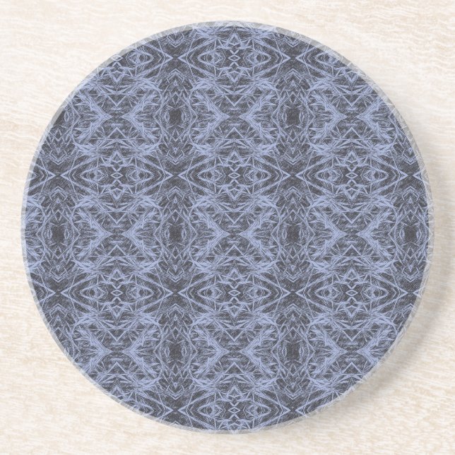 Blue Foxtail Repeat Coaster (Front)