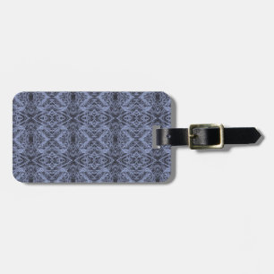 Blue Foxtail Repeat Luggage Tag