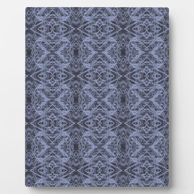 Blue Foxtail Repeat Plaque (Front)