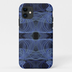 Blue Fractal iPhone 5 Case-Mate Barely There 11 Case