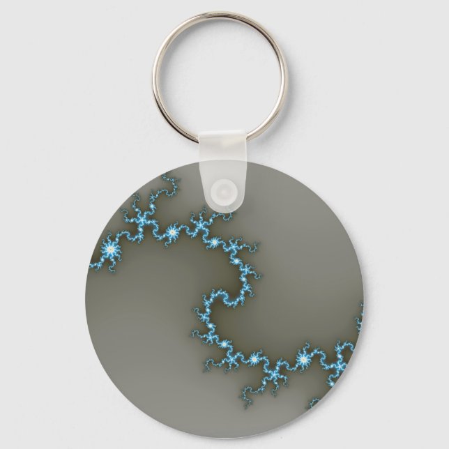 Blue - Fractal Keychain (Front)