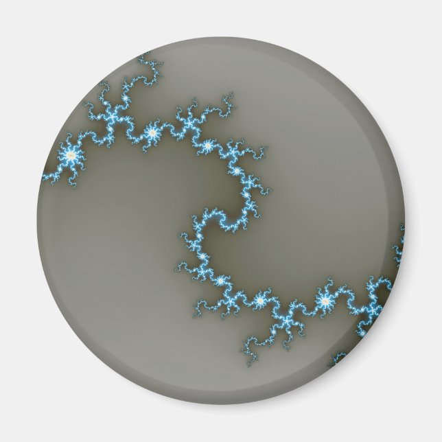 Blue - Fractal Magnet (Front)