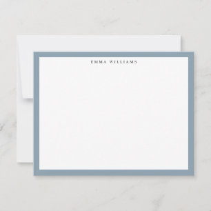 Blue Frame Note Card