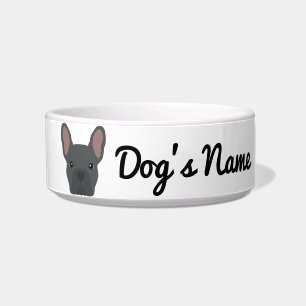 Blue French Bulldog Bowl