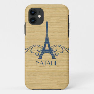 Blue French Flourish BT iPhone 5 Case