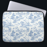 Blue French Style Toile de Jouy Romantic Elegant Laptop Sleeve<br><div class="desc">Introducing our Blue French Style Toile de Jouy Romantic Elegant laptop sleeve, a beautiful combination of fashion and functionality. Made with high-quality materials and inspired by the timeless elegance of French design, this laptop sleeve will elevate your daily routine with a touch of romance and sophistication. The delicate Toile de...</div>