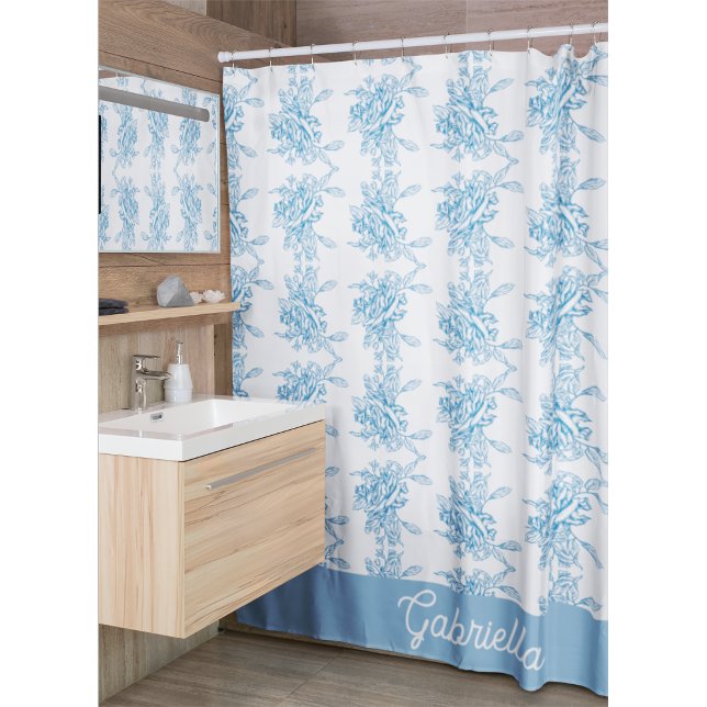 Blue French Toile Floral Pattern Name (Creator Uploaded)