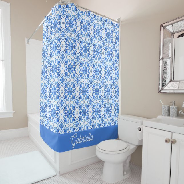 Blue French Toile Pattern Name (In Situ)