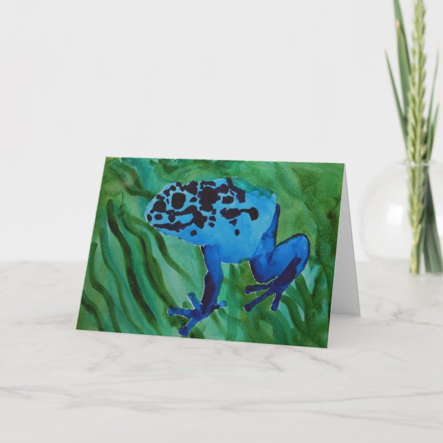 Blue Frog Card (Front)