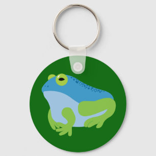 Blue Frog Keychain