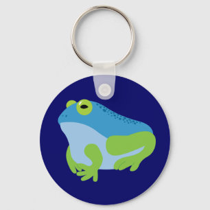 Blue Frog Keychain