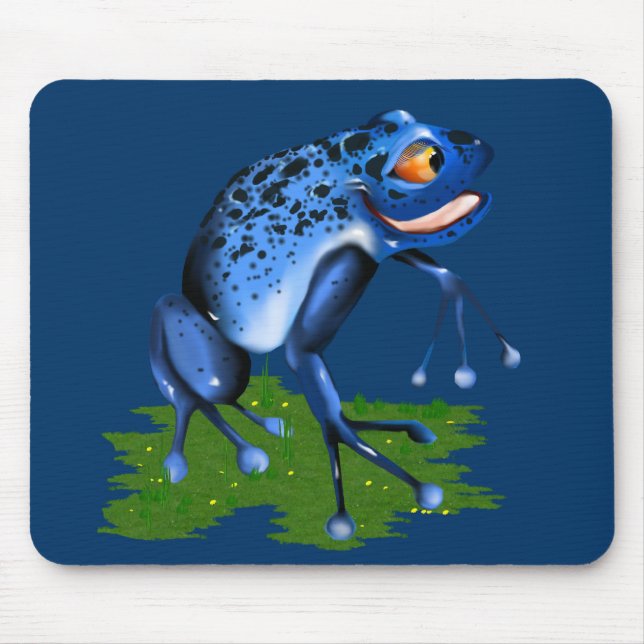 *Blue Frog Mouse Pad (Front)