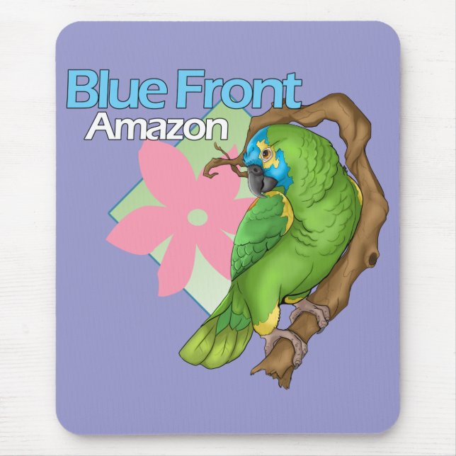 Blue Front Amazon Mousepad (Front)