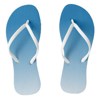blue Frost flip flops