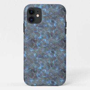 Blue Frosted Glass Dark iPhone 11 Case