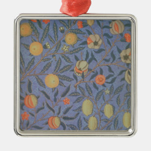 Blue Fruit' or 'Pomegranate' Metal Ornament