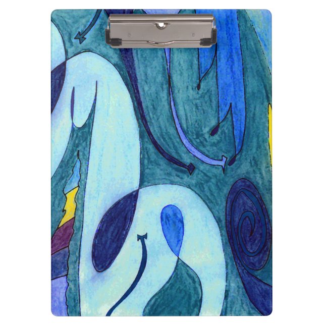 Blue Fumes Clipboard (Front)