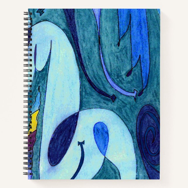 Blue Fumes Notebook (Front)