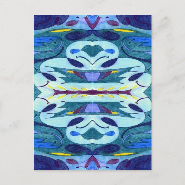 Blue Fumes Postcard (Front)