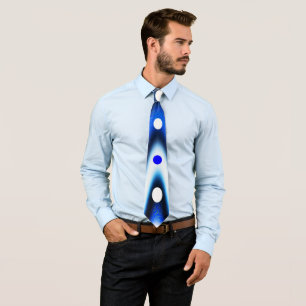Blue funky fashion for men tie