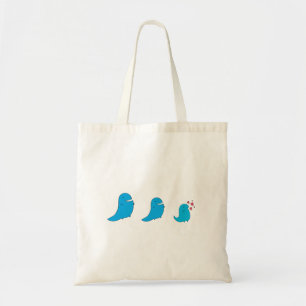 Blue Funny Animal Tote Bag