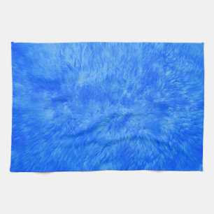 Blue Fur Frenzy Kitchen Towel