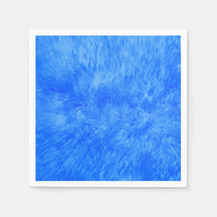 Blue Fur Frenzy Napkins