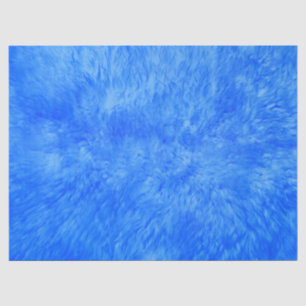Blue Fur Frenzy Tissue Paper