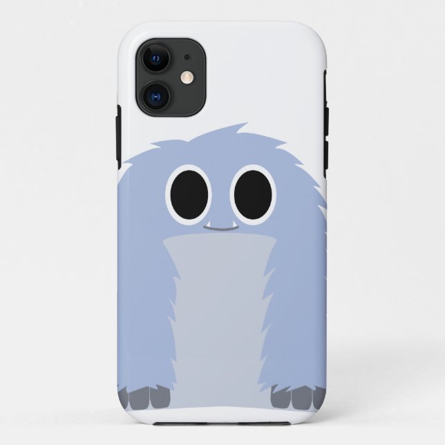Blue Furry Monster Case (Back)