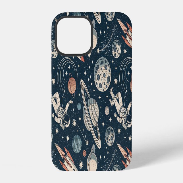 Blue Galaxy Adventure iPhone Case (Back)