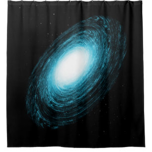 Blue Galaxy and Stars