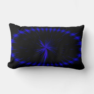 Blue Galaxy Art Design Abstract Pillow 27