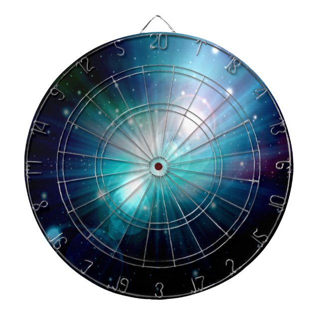 Blue galaxy dartboard (Front)