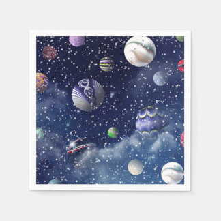Blue Galaxy Napkin