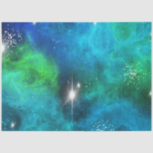 Blue Galaxy Series Design 4 Tissue Paper